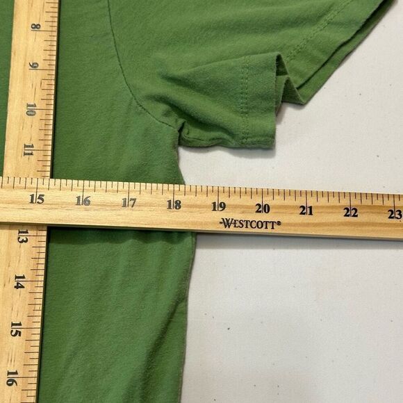 Champion Short Sleeve Green T-Shirt Happy Face | Men Size Medium - Picture 9 of 9